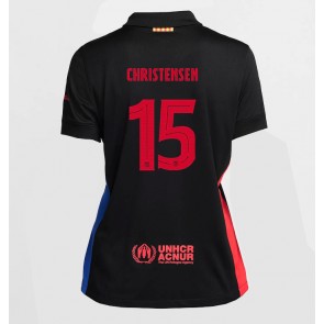 Billiga Barcelona Andreas Christensen #15 Bortatröja Dam 2024-25 Kortärmad